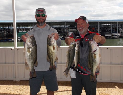 Adam Vesely and John Melby top 40 boats at Ray Hubbard Open with 21.15  pounds! – Ray Hubbard Bass Club